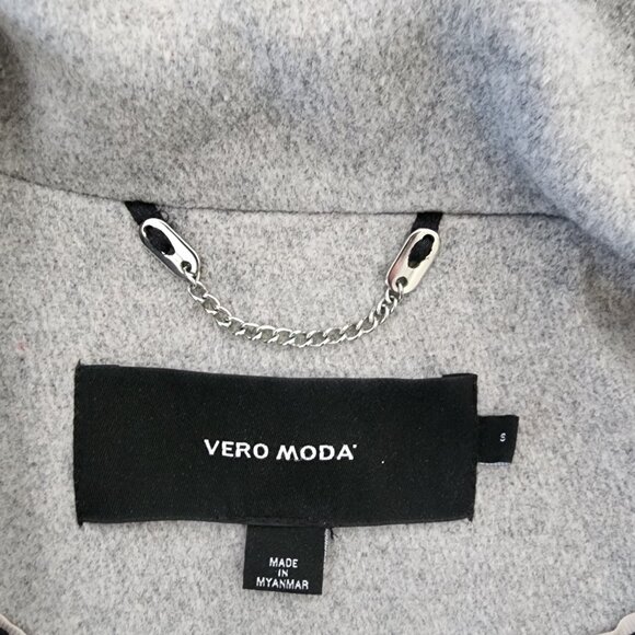 Vero Moda Size S Grey Coat - Picture 13 of 17